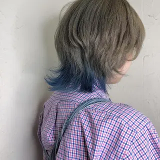 ショート カラー 久力琴音''透明感 カラー''アレンジのヘアスタイル