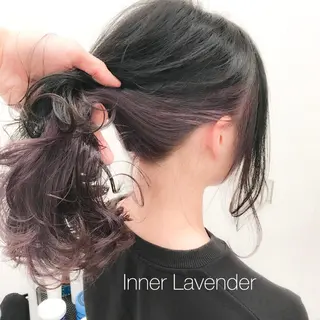 ロング カラー ヘアアレンジ TONE所属・透明感カラー/ 韓国ヘア/縮毛矯正のヘアスタイル