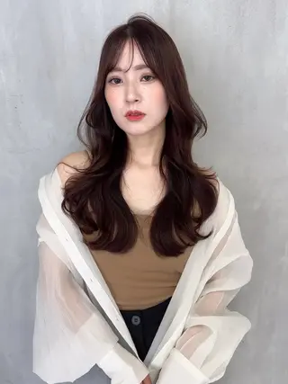 セミロング 廣瀬双葉 トップスタイリストのヘアスタイル