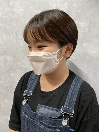 ショート C’LD hair  produce /シールドヘア所属・モテ髪/ボブ/ショー ト/アダチフウトのヘアスタイル