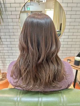ロング カラー 石井 佑樹のヘアスタイル