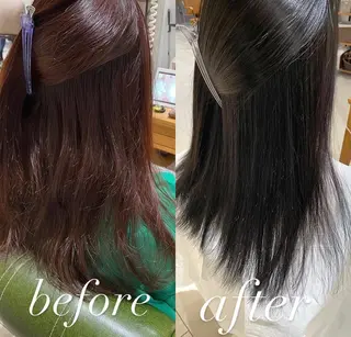 セミロング カラー eins.hair所属・過去一の柔髪ヘア 🌿einshairのヘアスタイル