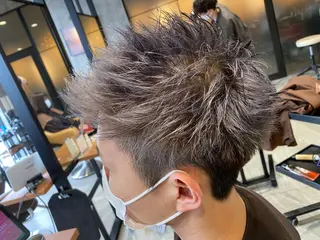 ショート カラー メンズ Kobayashi ハイライト/ショートのヘアスタイル