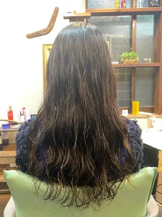 ロング パーマ 古西 康裕のヘアスタイル