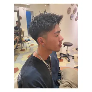 パーマ メンズ 菊池大一 溝の口パーマのヘアスタイル