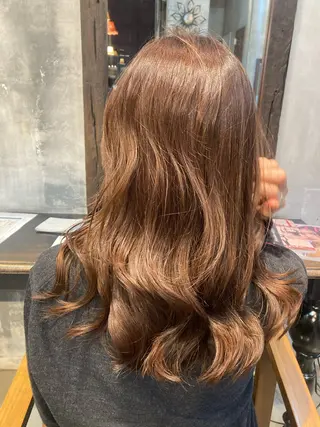 セミロング 髪質改善🌸 タケウチハナノのヘアスタイル