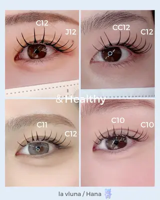 マツエク・マツパ 大石はな / lavlunaのマツエク・マツパデザイン