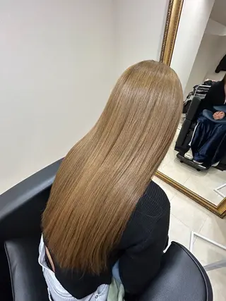 ロング カラー 髪質改善サロン🌈 fee北千住　盛田のヘアスタイル