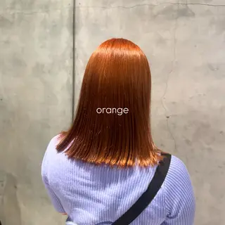 カラー 暖色/ブリーチカラー 🍊 yu-na.のヘアスタイル