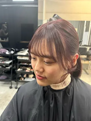 ロング 女性らしいモテヘア 韓国ヘアhikariのヘアスタイル