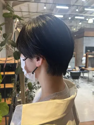 ショート カラー 透明感/血色カラー/ 似合せレイヤー/ゆいのヘアスタイル