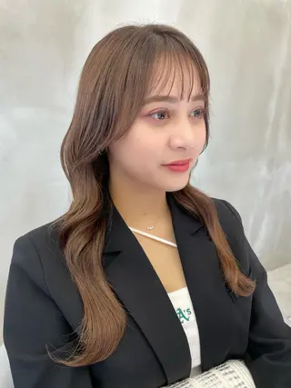 ロング Lond　luce心斎橋所属・✨縮毛矯正✨レイヤー ホウダカズヒロのヘアスタイル