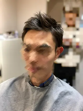 ショート メンズ trim渋谷店所属・徒歩3分ビジネスマン カット👦🏻うしだのヘアスタイル