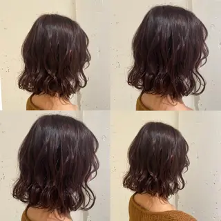 ミディアム カラー カジュアルを女っぽく 𝗮𝘆𝗮𝗰𝗼のヘアスタイル