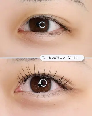 マツエク・マツパ Matie所属・teramoto asamiのマツエク・マツパデザイン