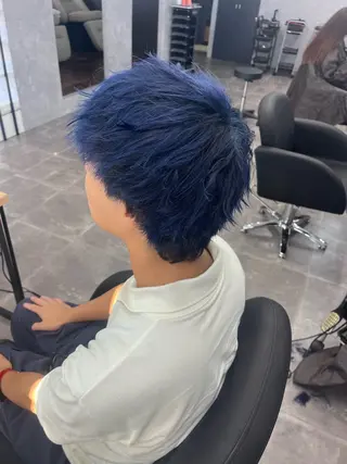 カラー メンズ 熊谷 有紗のヘアスタイル