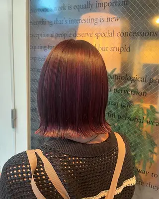 ショート カラー ヘアアレンジ みわ/博多 ブリーチ/メンズヘアのヘアスタイル