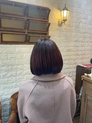 ミディアム カラー ブリーチカラー/ 細川はるかのヘアスタイル