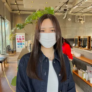 セミロング カラー GO TODAY SHAiRE SALON 原宿本店所属・ボブ/レイヤー/ ハッシュカット/河内のヘアスタイル