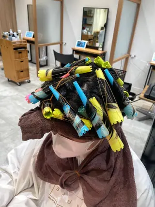 ミディアム パーマ メンズ＆パーマ特化 takumiのヘアスタイル