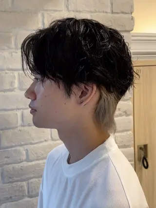 ショート カラー メンズ ボブ•ショートカット 草野太一のヘアスタイル