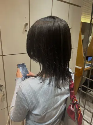 ミディアム ボブ/ショート/金田 夏葵のヘアスタイル