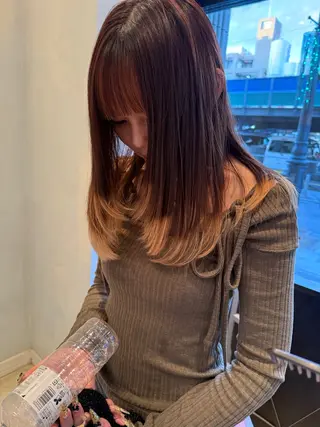 ロング カラー 無料ショートカット 募集中📛杏のヘアスタイル