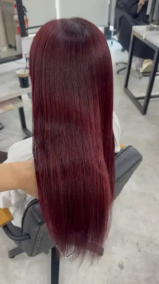 ロング カラー 赤み無し柔らかカラー 【梅田】madokaのヘアスタイル