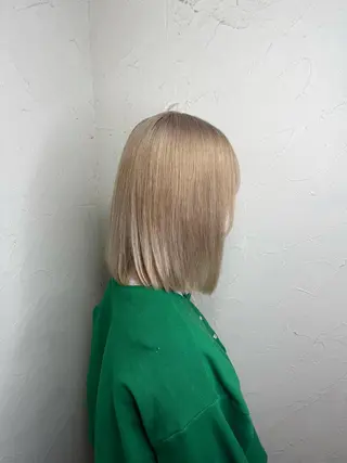 ミディアム カラー 韓国ヘア🫧艶カラー 🫧髪質改善/オオヤのヘアスタイル