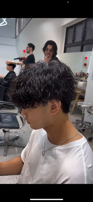 パーマ メンズ fifth 丸山太誠のヘアスタイル
