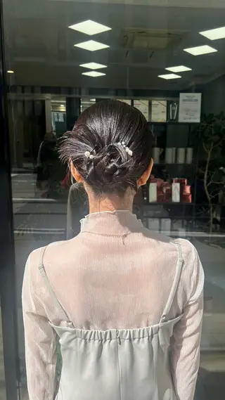 ミディアム ヘアセット/艶カラー emi🍒のヘアスタイル