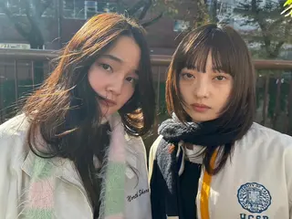 ミディアム パーマ カラー CEINE OURのヘアスタイル