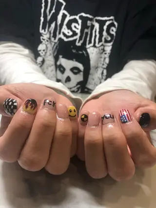 ネイル arm in arm ︎✿Yamamotoのマツエク・マツパデザイン