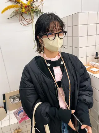 ショート パーマ 関 京磨のヘアスタイル