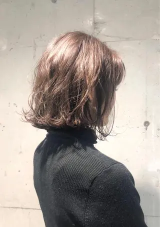 ショート カラー ヘアアレンジ Rene'所属・当日予約⭕️ JUNYAのヘアスタイル