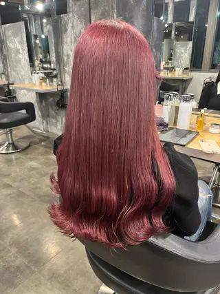 ロング I S所属・🌿透明感カラー‪ 縮毛矯正✨かずきのヘアスタイル