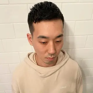 ショート カラー パーマ ヘアアレンジ メンズ キッズ ネイル マツエク・マツパ 中元 淳のヘアスタイル