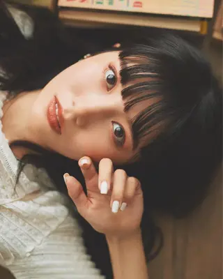 ロング メンズバレイヤージュ 斉藤春のヘアスタイル