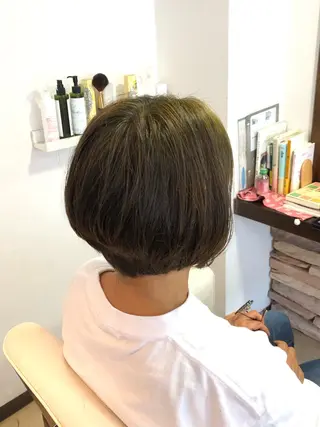 ショート カラー ❤️カラーのアレルギー持ち必見❤️フリーランス美容師UMi所属・色タイプ診断 ❤️Umi❤️のヘアスタイル