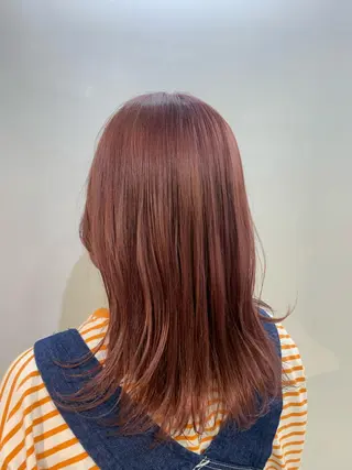 セミロング カラー 🫧nari🫧 谷町 大阪のヘアスタイル