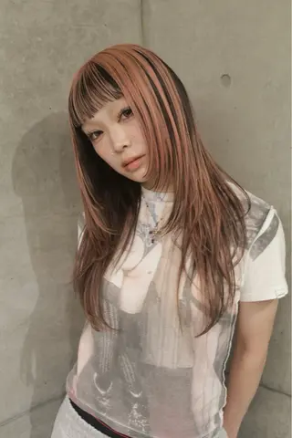 ロング カラー レイヤーカットとハイ トーン/HIROKIのヘアスタイル