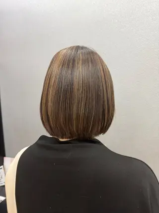 ショート カラー 透明感カラー/パーマ 🌀アオノのヘアスタイル