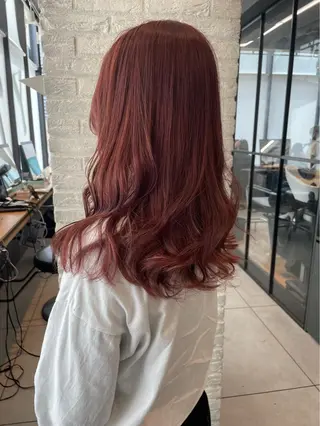 カラー ヘアアレンジ エフェクトブリーチ 神戸 三宮 麟太郎のヘアスタイル