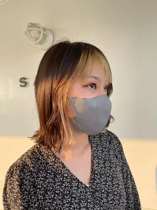 ミディアム ヘアアレンジ 木村 架音のヘアスタイル