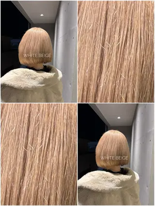 カラー 似合わせハイトーン 👾はちすのヘアスタイル