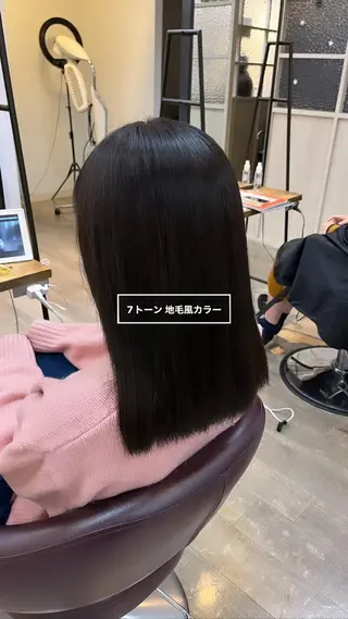 ロング メンズバレイヤージュ 斉藤春のヘアスタイル
