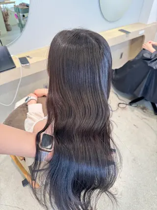 カラー ulu名古屋栄所属・落合しほ/韓国ヘア/ 髪質改善/縮毛矯正のヘアスタイル