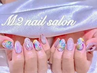 ネイル 長さだし専門店 M2　rikaのネイルデザイン