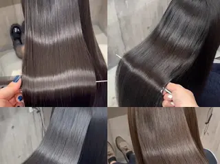 ロング カラー 髪質改善×韓国艶髪 カラー ヒナタ🍒のヘアスタイル