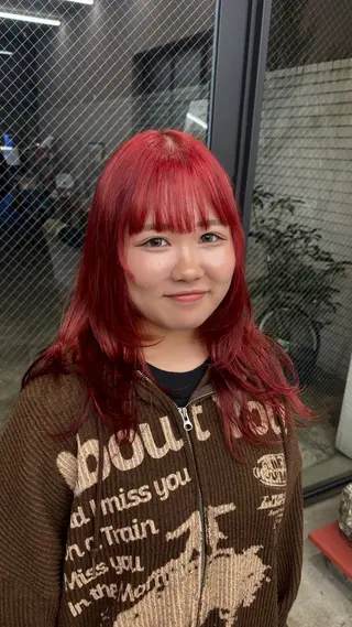 ロング カラー HIBIKI / ブリーチモデルのヘアスタイル